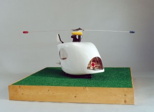 Maquette de la Maison de Vacances Volante de Guy Rottier