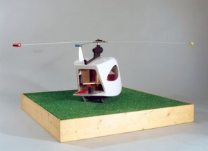 Maquette de la Maison de Vacances Volante de Guy Rottier