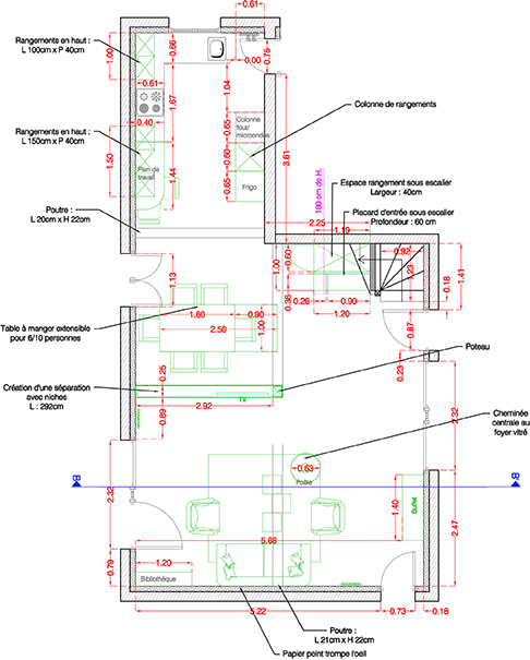 Plan RDC projeté