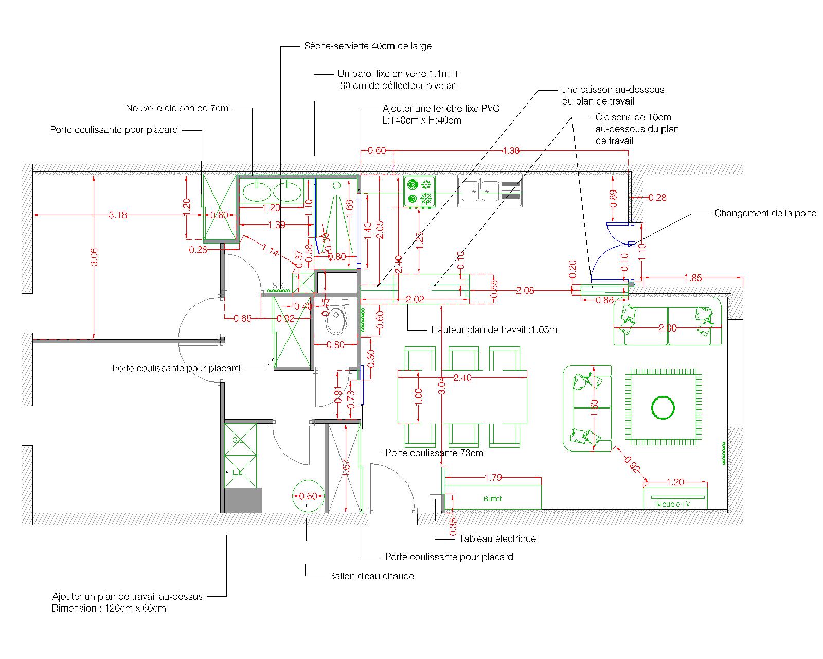 Plan projeté